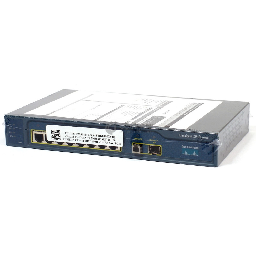 WS-C2940-8TF-S CISCO CATALYST 2940 8PORT 10/100 ETHERNET + 1PORT 100BASE-FX SWITCH